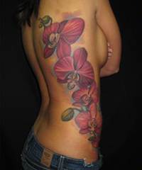 значение татуировки орхидея
