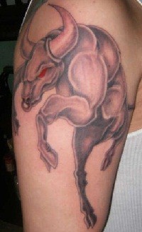 значение татуировки быка