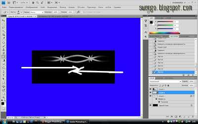 Как нарисовать колючую проволоку в фотошопе