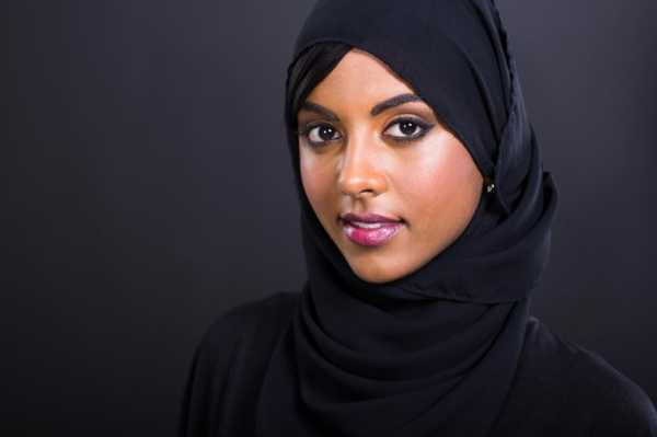 Картинка красивая девушка мусульманка со спины фото