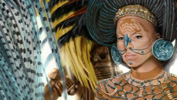 Рисунки майя племени